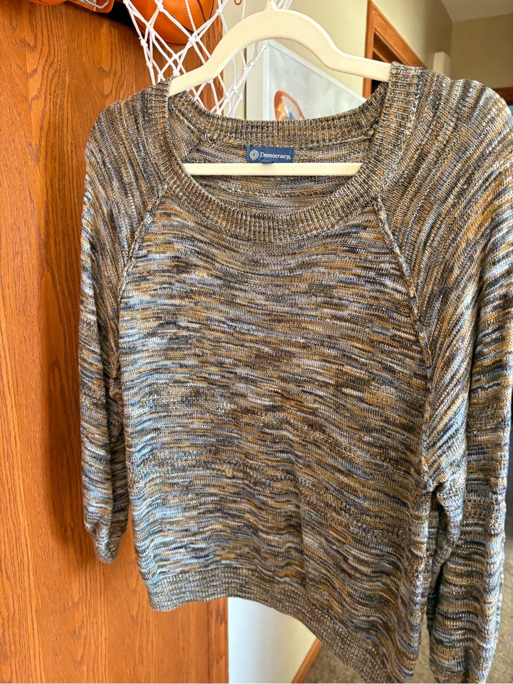 Democracy Multitone Scoopneck Sweater